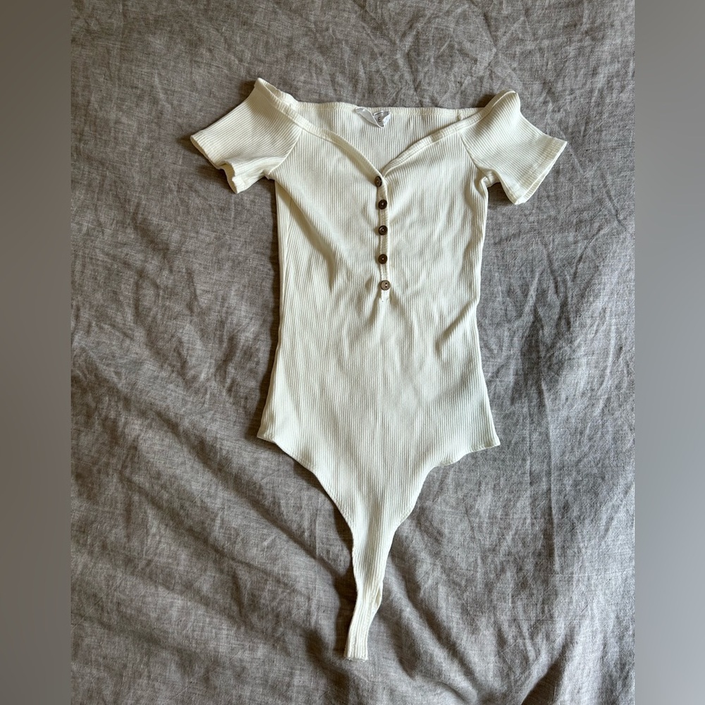 Sage White bodysuit